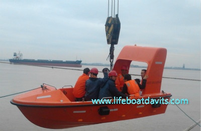 4.5M FRP 25HP OUTBOARD Rescue Boat For Trainning