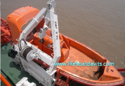 A Frame Davit For Fast Rescue Boat