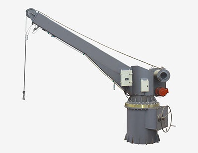 ABS Approval 25KN Manual Slewing Liferaft Davit