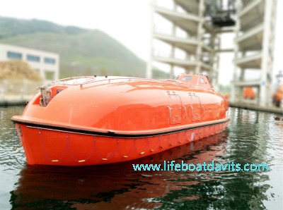 ABS Approval F.R.P 120 Person of 10.2m Fire-resistant Totally Enclosed Lifeboat