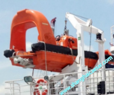 30KN Fast Rescue Boat Davit With MED Approval