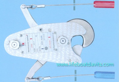 CCS And EC Approval 31-37KN Manual And Auto Release Hook For Rescue Boat And LifeRaft