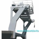 48KN OFFSHORE PLATFORM DAVIT WITH CCS APPROVAL FOR TRAINNING