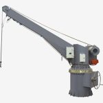 ABS Approval 25KN Manual Slewing Liferaft Davit