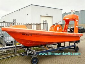 6.0M FRP Fast Rescue Boat With 8 Persons ABS Approval