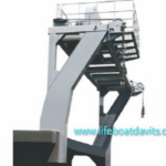 48KN OFFSHORE PLATFORM DAVIT WITH CCS APPROVAL FOR TRAINNING