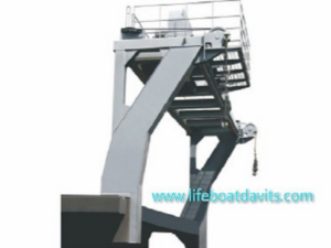 48KN OFFSHORE PLATFORM DAVIT WITH CCS APPROVAL FOR TRAINNING
