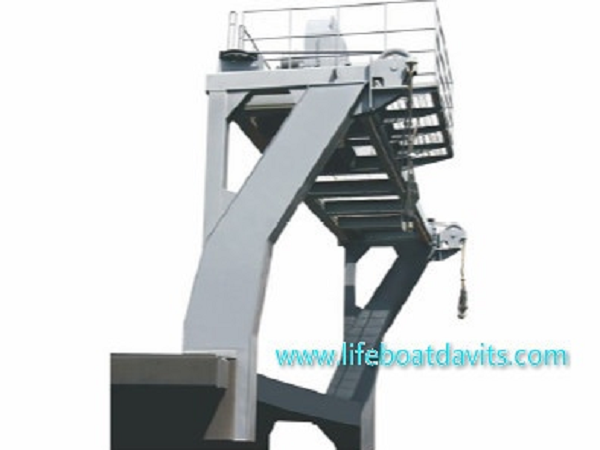48KN OFFSHORE PLATFORM DAVIT WITH CCS APPROVAL FOR TRAINNING