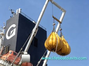Proof Load Testing Water Bags For Free Fall Lifeboat Davit