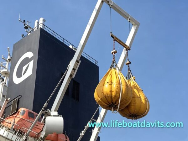 Proof Load Testing Water Bags For Free Fall Lifeboat Davit