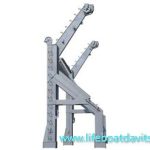 50KN Gravity Luffing Arm Type Davit