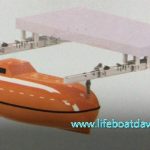 120KN Gravity TelescopicType davit