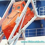 ABS approval 4.9M of 20 persons Tanker Version Freefall Lifeboat With Free Fall Lifeboat Davit