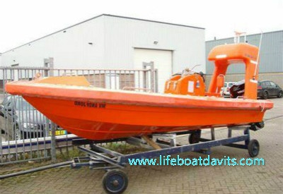 6.0M FRP Fast Rescue Boat With 8 Persons ABS Approval