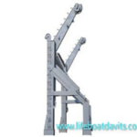 50KN Gravity Luffing Arm Type Davit