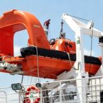 30KN Fast Rescue Boat Davit With MED Approval