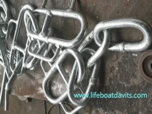Solas ApprovalLifeboat fall Chain of Totally Enclosed Lifeboat and Free Fall Lifeboat