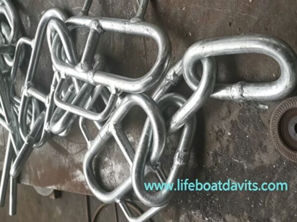 Solas ApprovalLifeboat fall Chain of Totally Enclosed Lifeboat and Free Fall Lifeboat