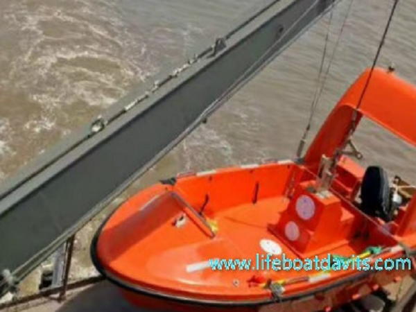 23KN FRP RESCUE BOAT DAVIT FOR TRAINNING