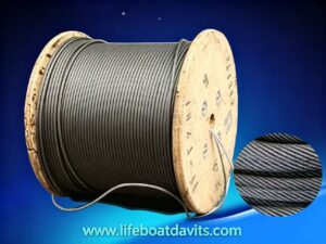 Anti-rotation Galvanized Wire Rope For Lifeboat Winch With CCS Approval