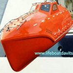 4.9M with 16 persons Fire-proof Free Fall Lifeboat With ABS Class Approval Certificate