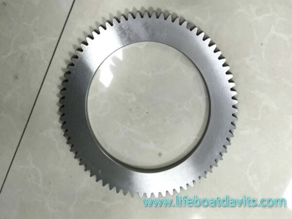 Outer Brake Disk Of The Totally Enclosed LifeBoat And Rescue Boat Davit Winches