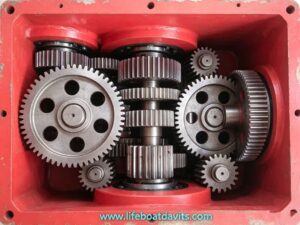 Gear Box For Totally Enclosed Lifeboat Davit Winch