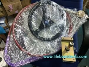 Steering Gear System For Totally Enclosed Lifeboat And Rescue Boat